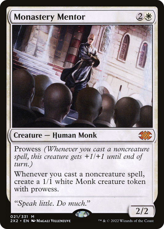 Monastery Mentor (2X2-021) - Double Masters 2022