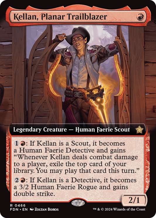 Kellan, Planar Trailblazer (FDN-466) - Foundations: (Extended Art)