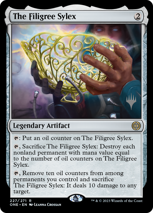 The Filigree Sylex (PONE-227P) - Phyrexia: All Will Be One Promos Foil