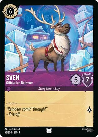 (056/204)  Sven - Official Ice Deliverer - Fabled  Cold Foil