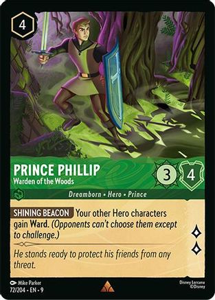 (072/204)  Prince Phillip - Warden of the Woods - Fabled  Cold Foil