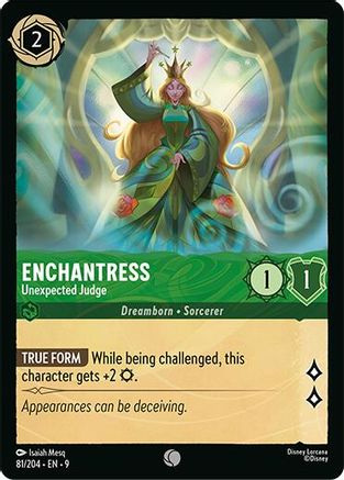 (081/204)  Enchantress - Unexpected Judge - Fabled  Cold Foil