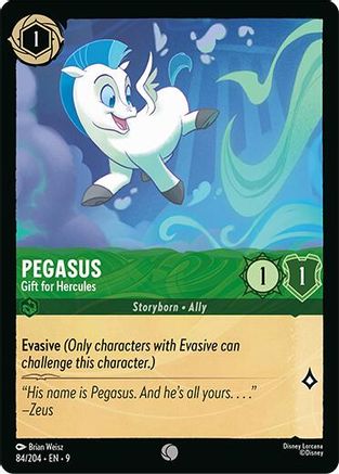 (084/204)  Pegasus - Gift for Hercules - Fabled  Cold Foil