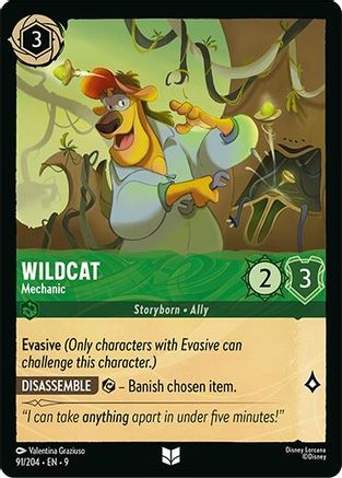 (091/204)  Wildcat - Mechanic - Fabled  Cold Foil