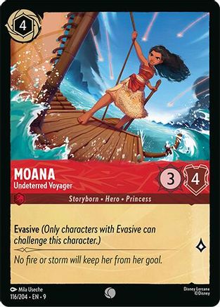 (116/204)  Moana - Undeterred Voyager - Fabled  Normal