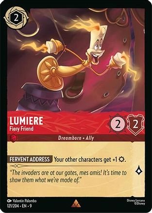(121/204)  Lumiere - Fiery Friend - Fabled  Normal