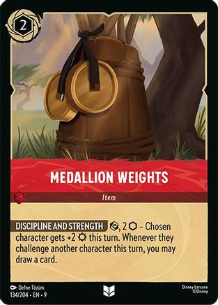 (134/204)  Medallion Weights - Fabled  Normal