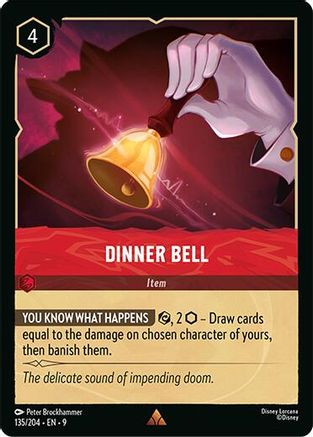 (135/204)  Dinner Bell - Fabled  Cold Foil