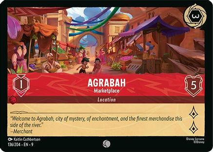 (136/204)  Agrabah - Marketplace - Fabled  Normal