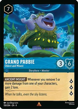 (150/204)  Grand Pabbie - Oldest and Wisest - Fabled  Cold Foil