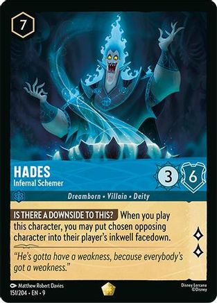 (151/204)  Hades - Infernal Schemer - Fabled  Normal