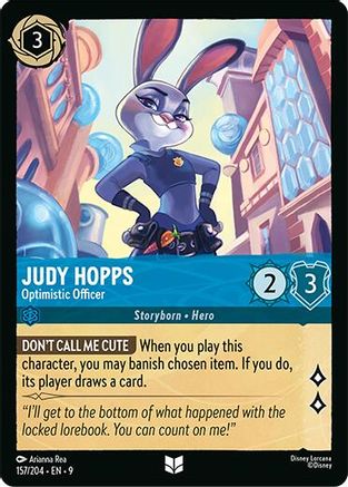 (157/204)  Judy Hopps - Optimistic Officer - Fabled  Normal