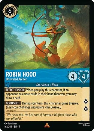 (162/204)  Robin Hood - Unrivaled Archer - Fabled  Cold Foil