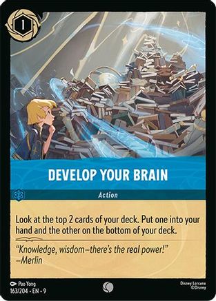 (163/204)  Develop Your Brain - Fabled  Cold Foil