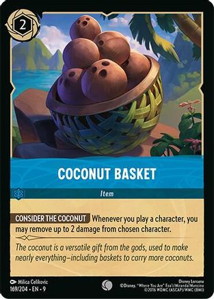 (169/204)  Coconut Basket - Fabled  Cold Foil