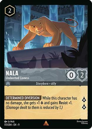 (173/204)  Nala - Undaunted Lioness - Fabled  Cold Foil