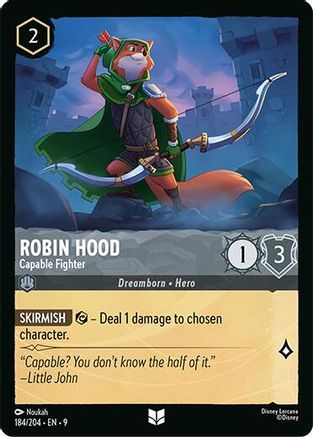 (184/204)  Robin Hood - Capable Fighter - Fabled  Normal