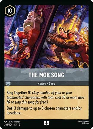 (202/204)  The Mob Song - Fabled  Cold Foil