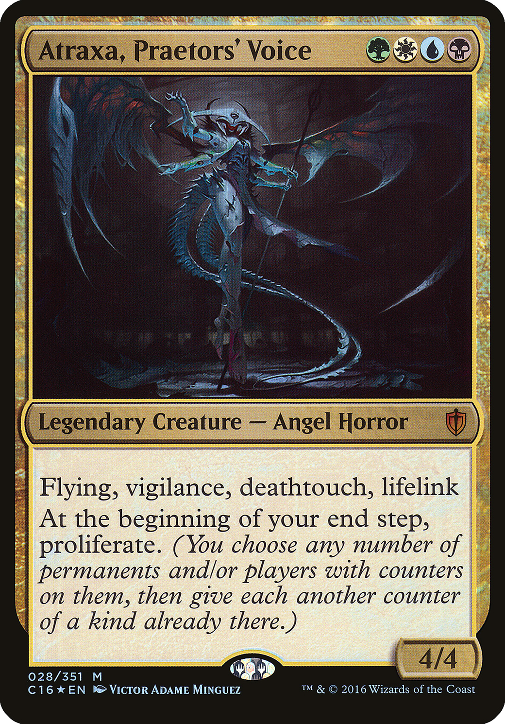 Atraxa, Praetors' Voice (OC16-028) - Commander 2016 Oversized Foil