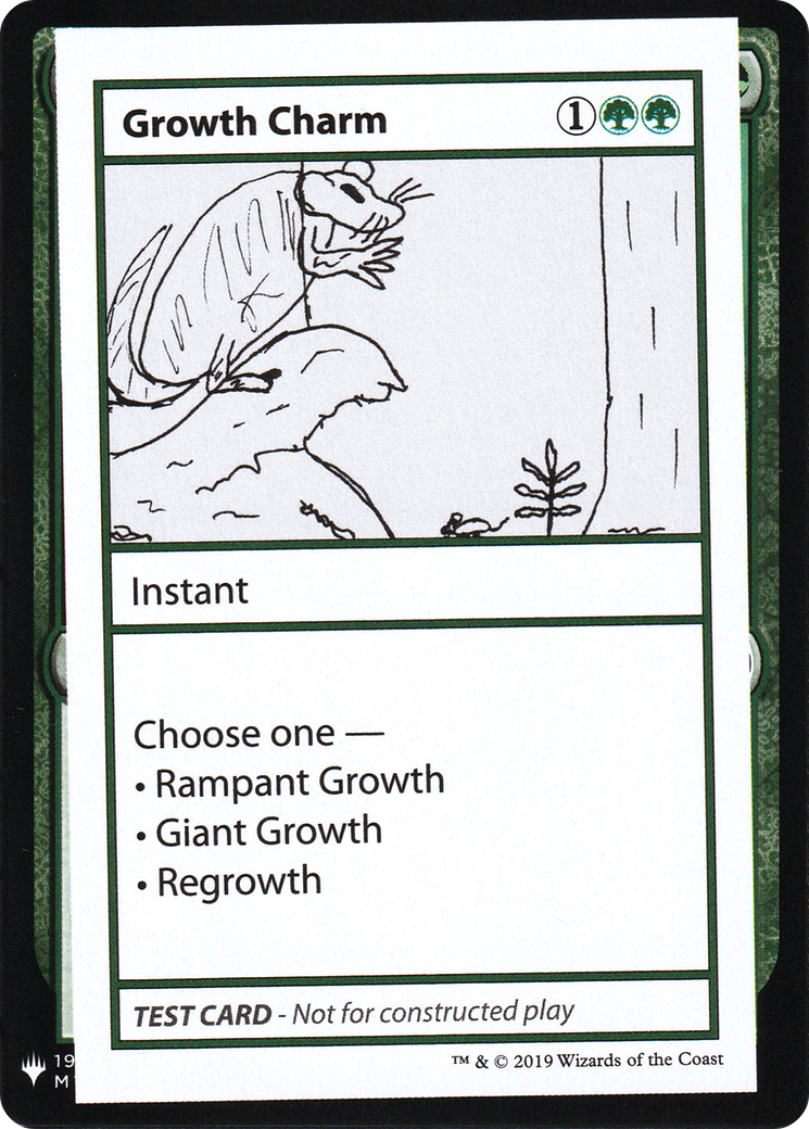 Growth Charm (CMB1-077) - Mystery Booster Playtest Cards 2019