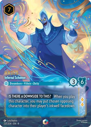 (237/204)  Hades - Infernal Schemer (Enchanted) - Fabled  Holofoil