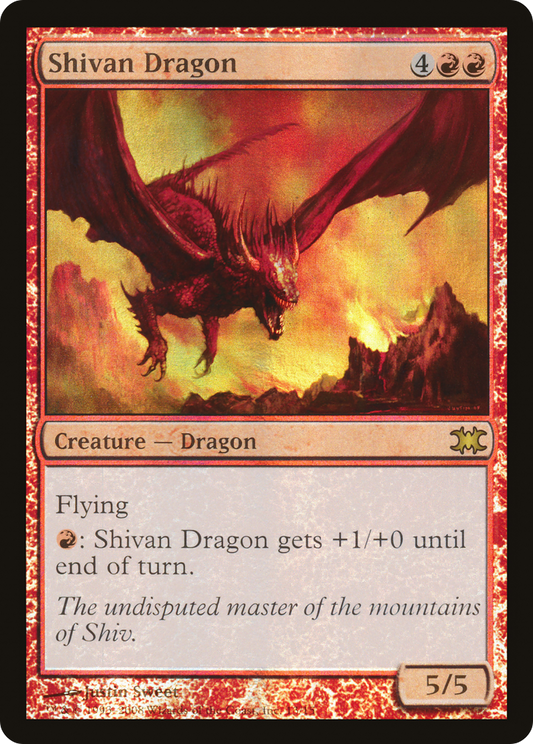 Shivan Dragon (DRB-013) - From the Vault: Dragons Foil