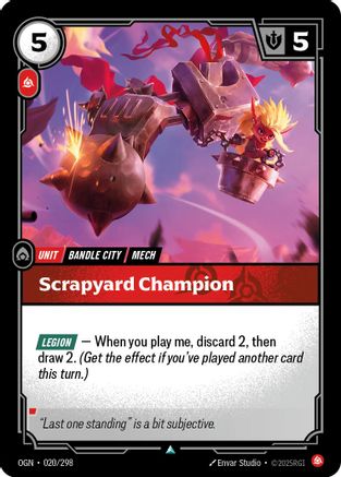 (020/298) Scrapyard Champion - Origins