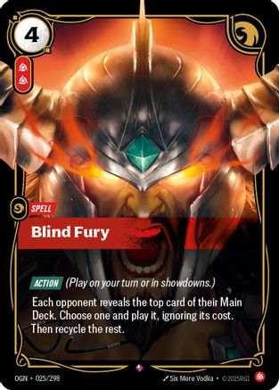 (025/298) Blind Fury - Origins Foil