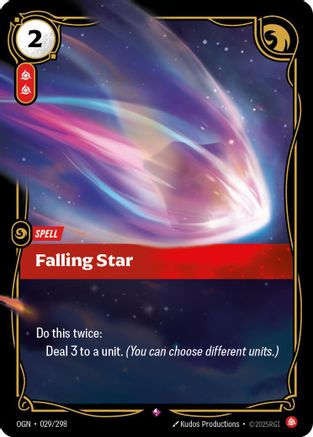 (029/298) Falling Star - Origins Foil