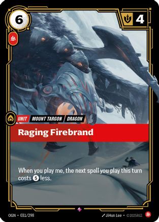 (031/298) Raging Firebrand - Origins Foil