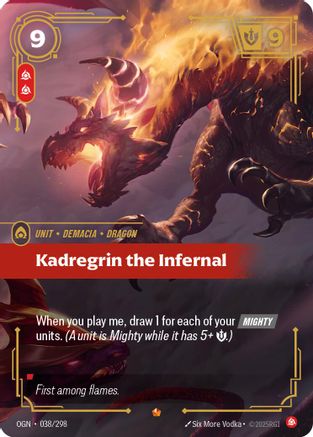 (038/298) Kadregrin the Infernal - Origins Foil