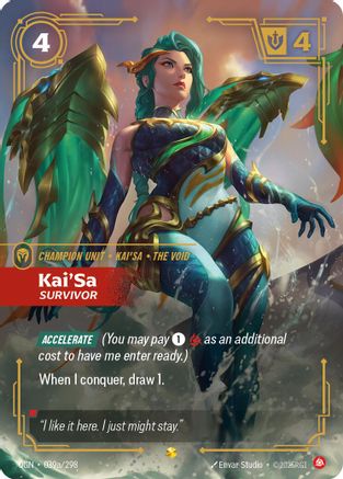 (039a/298) Kai'Sa - Survivor (Alternate Art) - Origins Foil