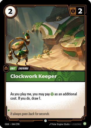 (044/298) Clockwork Keeper - Origins Foil