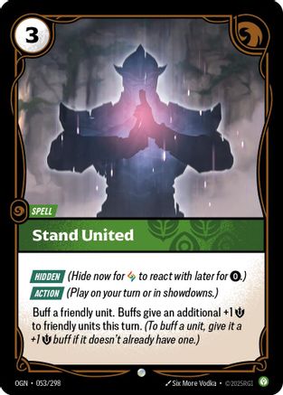 (053/298) Stand United - Origins Foil
