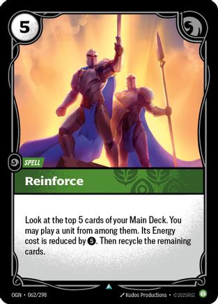 (062/298) Reinforce - Origins Foil
