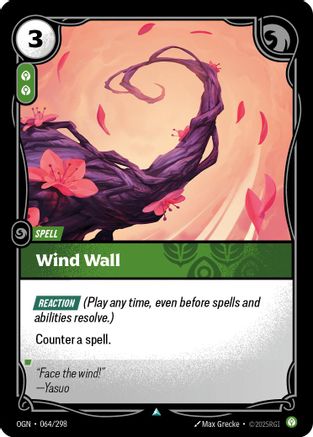 (064/298) Wind Wall - Origins Foil