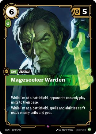 (070/298) Mageseeker Warden - Origins Foil