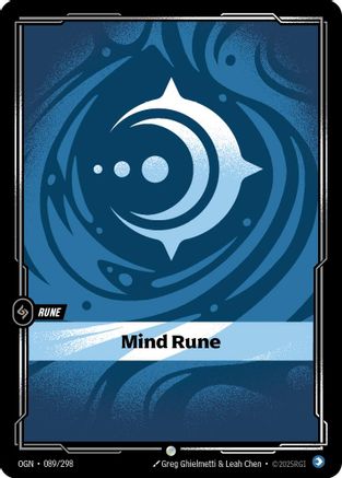 (089/298) Mind Rune - Origins Foil
