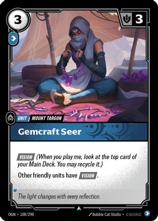 (100/298) Gemcraft Seer - Origins