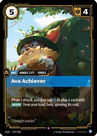 (107/298) Ava Achiever - Origins Foil