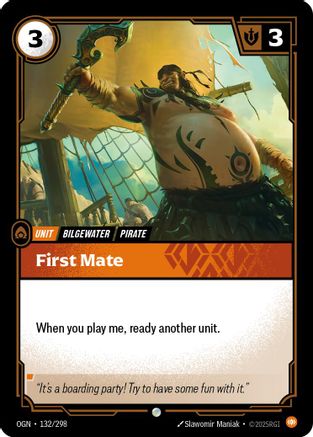 (132/298) First Mate - Origins Foil