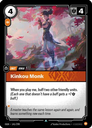 (141/298) Kinkou Monk - Origins Foil