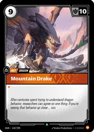 (142/298) Mountain Drake - Origins Foil