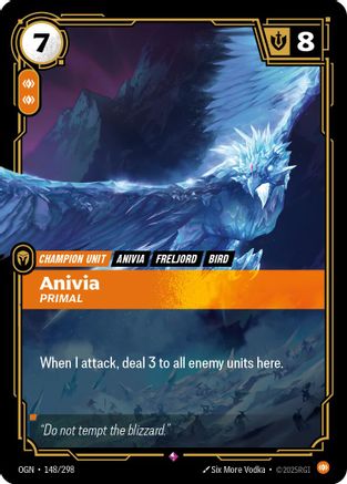 (148/298) Anivia - Primal - Origins Foil