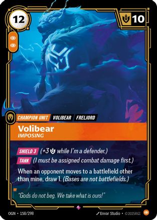 (158/298) Volibear - Imposing - Origins Foil
