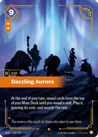 (160/298) Dazzling Aurora - Origins Foil