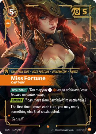 (162/298) Miss Fortune - Captain - Origins Foil