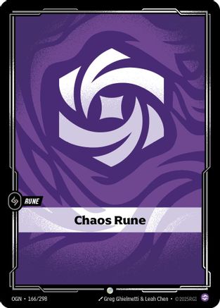 (166/298) Chaos Rune - Origins Foil