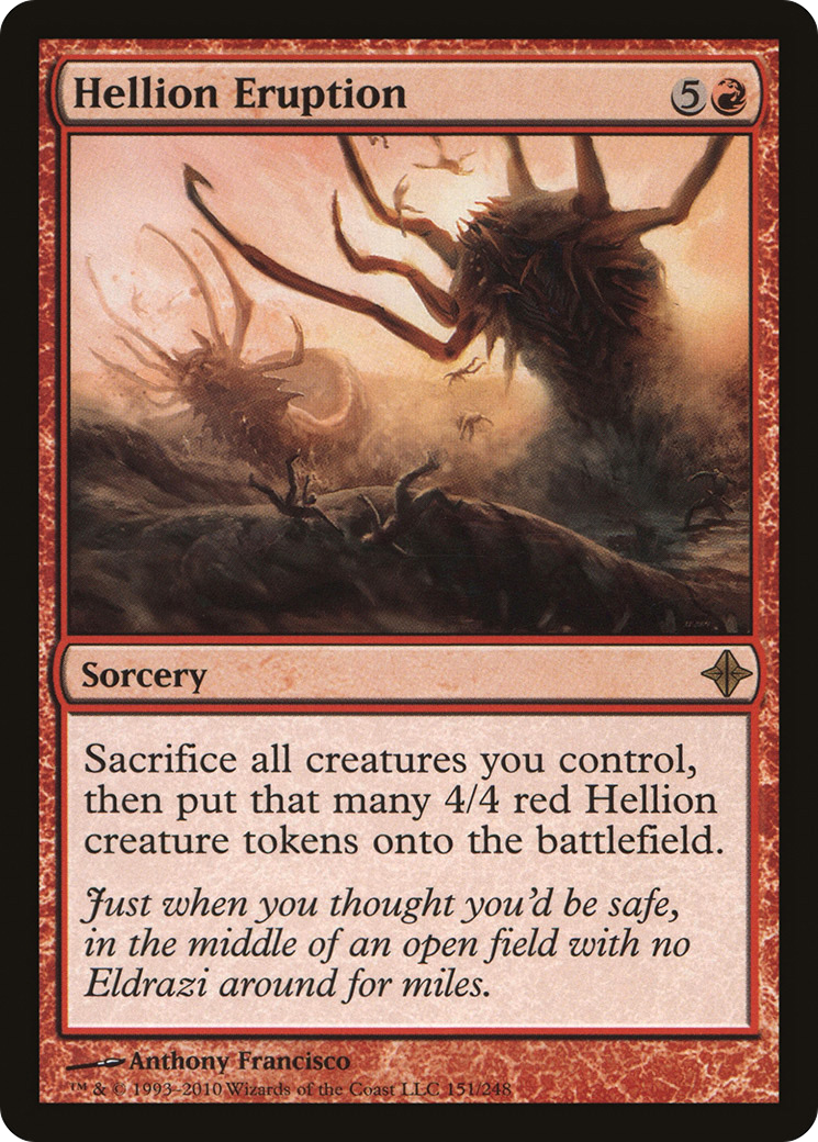 Hellion Eruption  (ROE-151) - Rise of the Eldrazi Foil