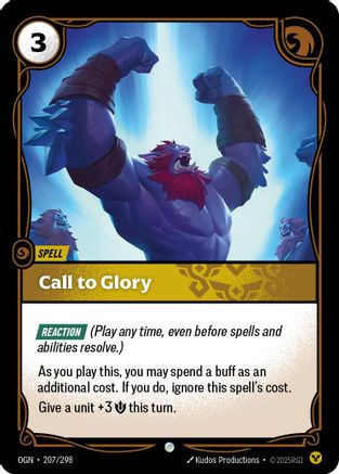 (207/298) Call to Glory - Origins Foil